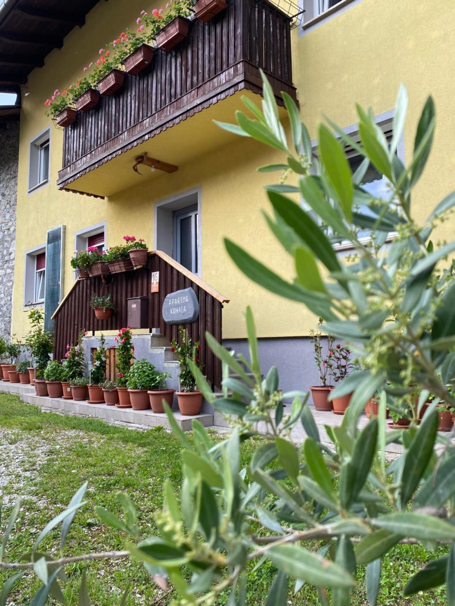 Trnovo Ob Soci Kuhala Daire Kobarid Dış mekan fotoğraf
